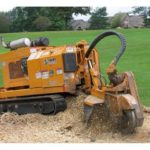 tracked stump grinder